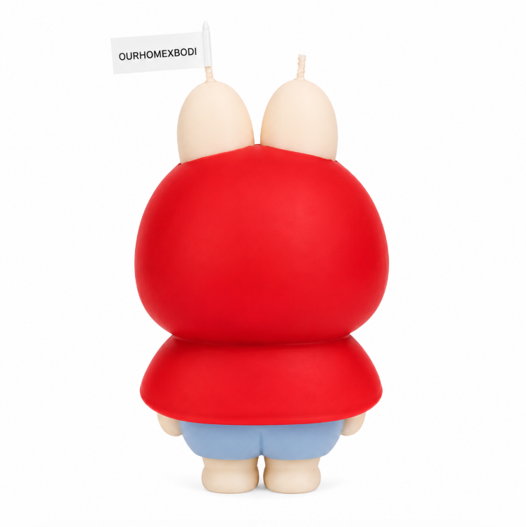 Red Hood Bunny Candle