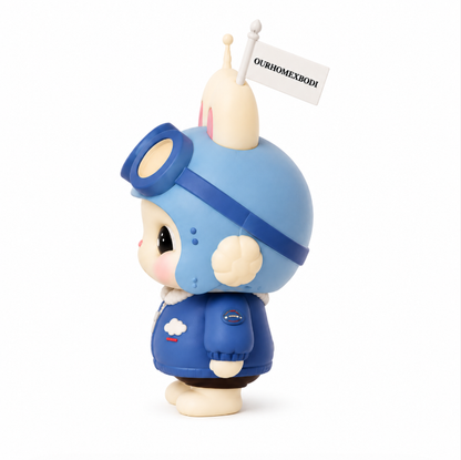 Aviator Bunny Candle