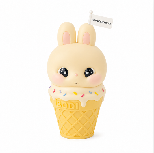 Ice Cream Bunny Candle