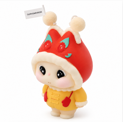 Red Hood Bunny Candle