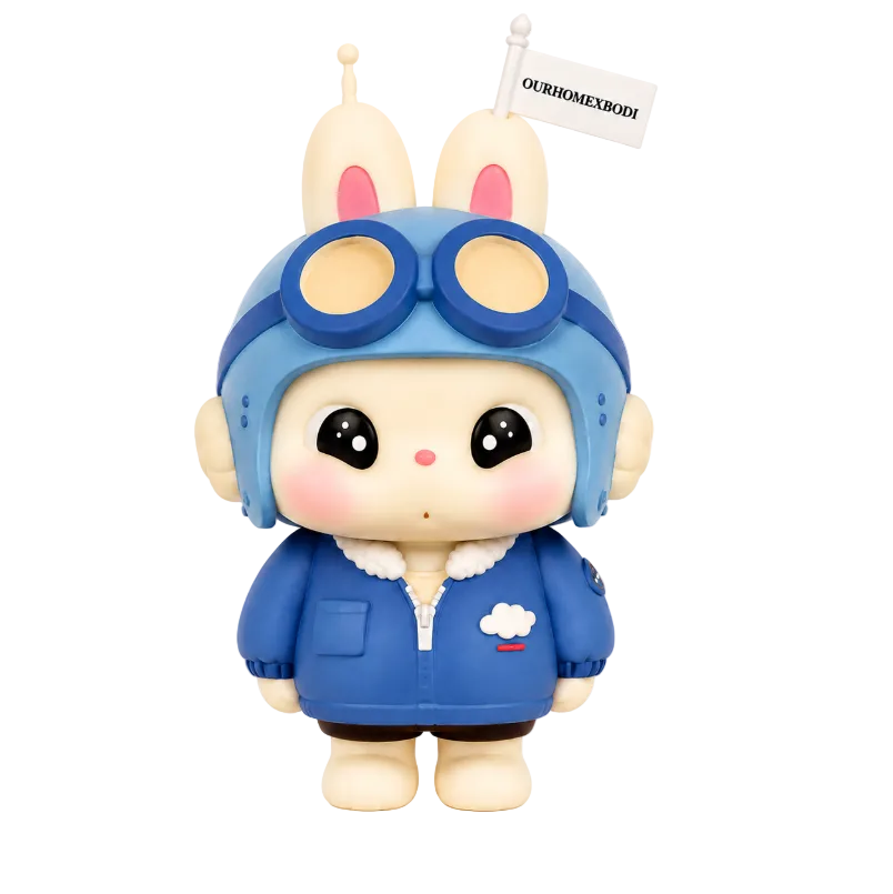 Aviator Bunny Candle