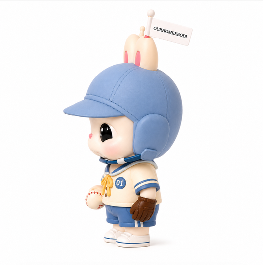 Baseball Aviator Bunny Candle