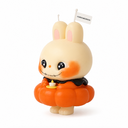 Pumpkin Bunny Candle