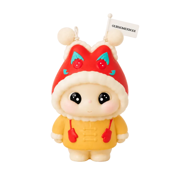 Red Hood Bunny Candle